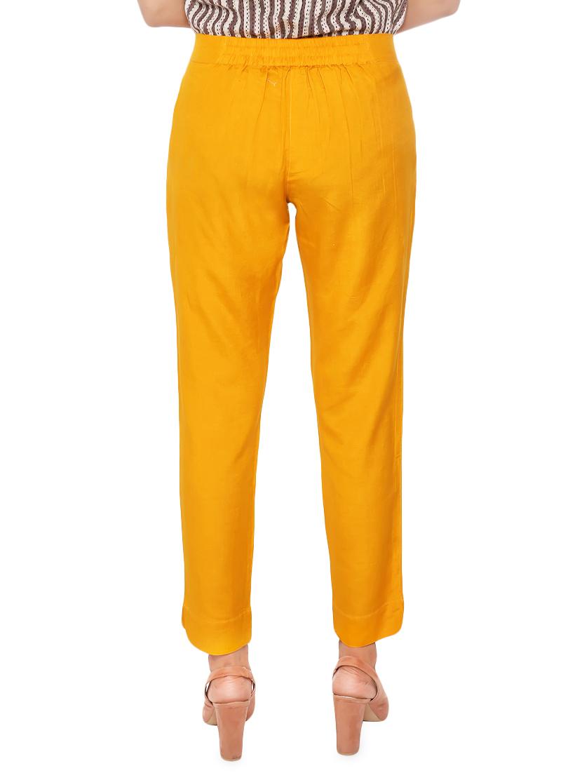 high rise flat front trousers trouser - 16514938 - Zoom Image - 3