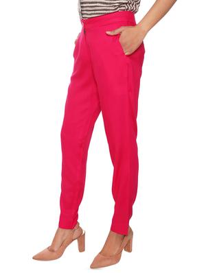 high rise flat front trousers trouser - 16514946 - Standard Image - 2