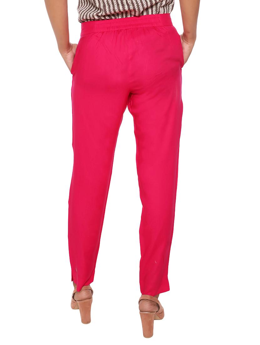 high rise flat front trousers trouser - 16514946 - Zoom Image - 3