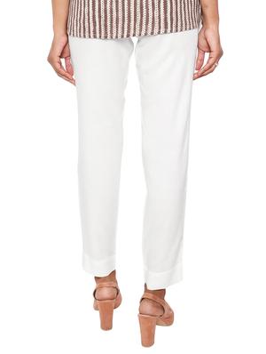 pocket detail flat front trousers - 16514947 - Standard Image - 3
