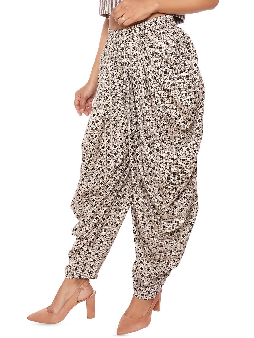 printed dhoti salwar - 16515118 - Zoom Image - 2