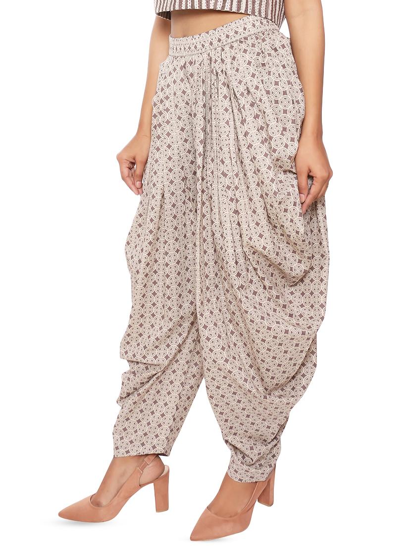 printed dhoti salwar - 16515120 - Zoom Image - 2