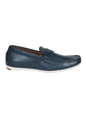 hip street blue leatherette slip on loafers - 16515341 - Standard Image - 2