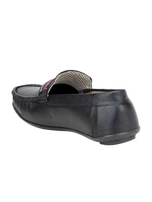 hip street black leatherette slip on loafers - 16515342 - Standard Image - 3