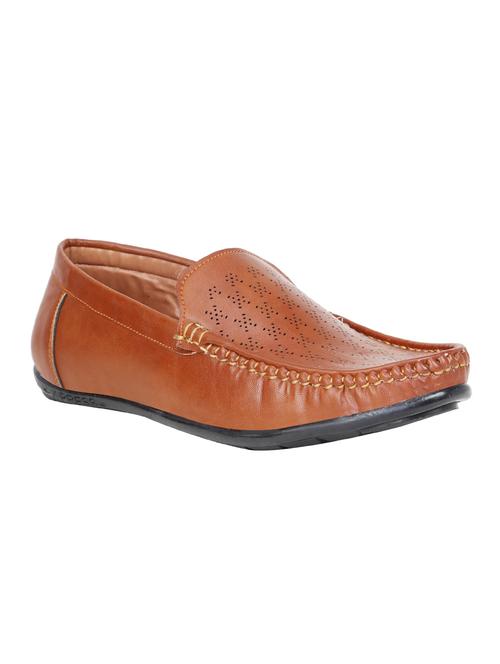 hip street tan leatherette slip on loafers - 16515355 - Standard Image - 1