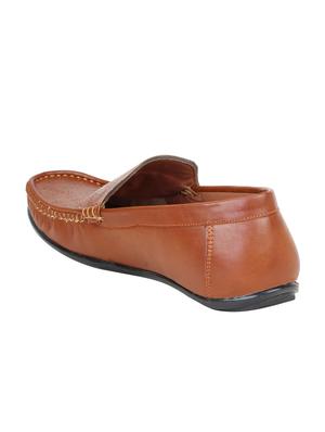 hip street tan leatherette slip on loafers - 16515355 - Standard Image - 3