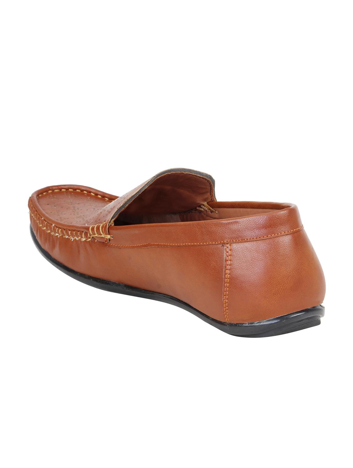 hip street tan leatherette slip on loafers - 16515355 - Zoom Image - 3