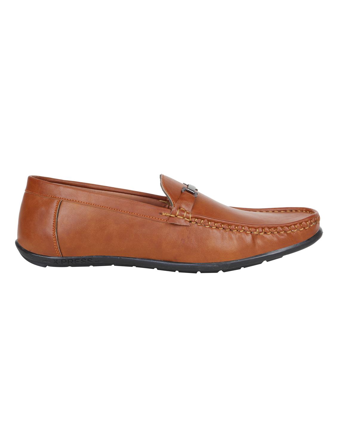 hip street tan leatherette slip on loafers - 16515359 - Zoom Image - 2