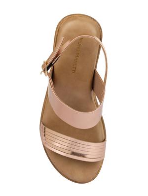 metallic back strap wedges - 16515369 - Standard Image - 4