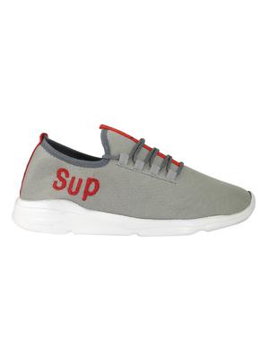 hip street grey mesh lace up sport shoes - 16515544 - Standard Image - 2