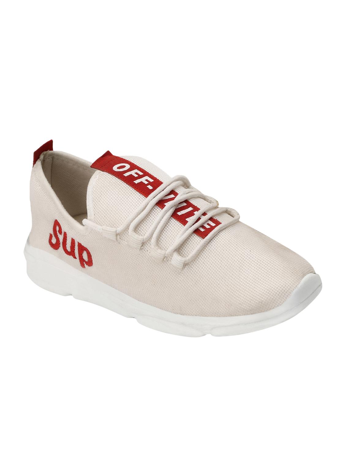 beige mesh lace up sport shoes - 16515547 - Zoom Image - 1
