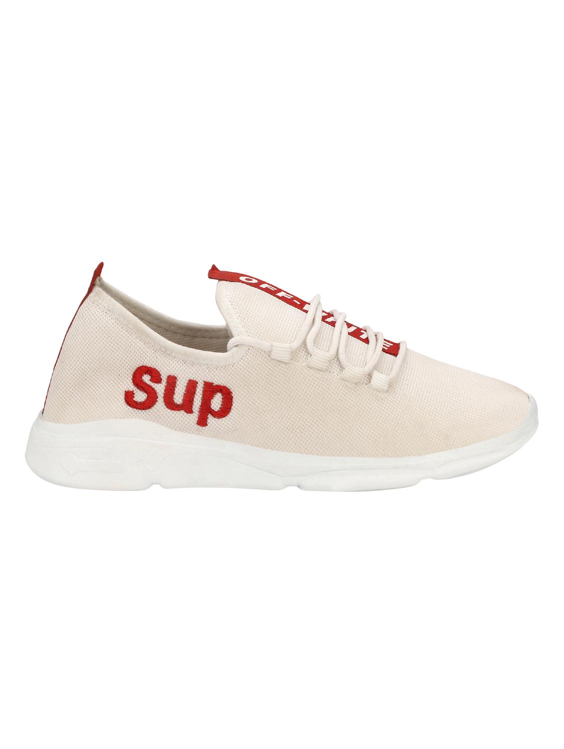 beige mesh lace up sport shoes - 16515547 - Zoom Image - 2