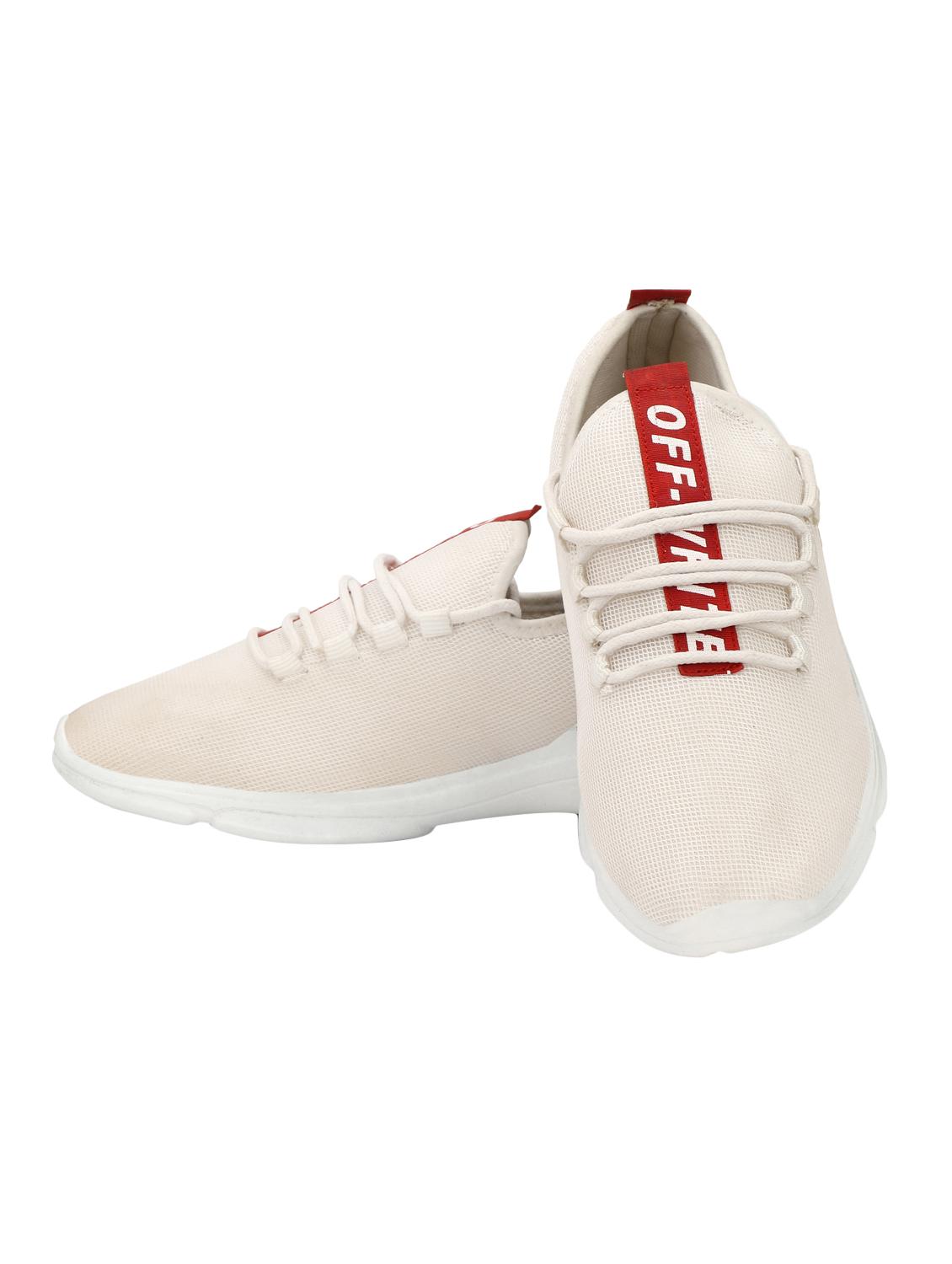 beige mesh lace up sport shoes - 16515547 - Zoom Image - 3
