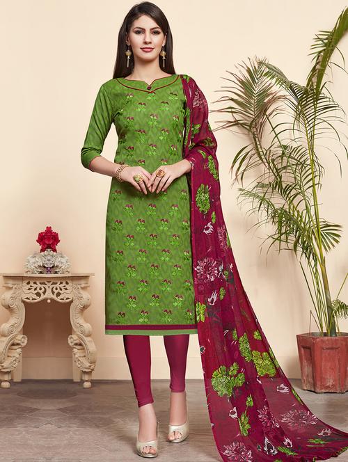 embroidered unstitched suit - 16515574 - Standard Image - 1