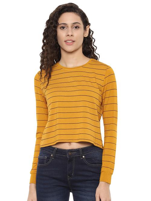 long sleeved striped tee - 16515936 - Standard Image - 1