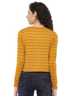long sleeved striped tee - 16515936 - Standard Image - 2