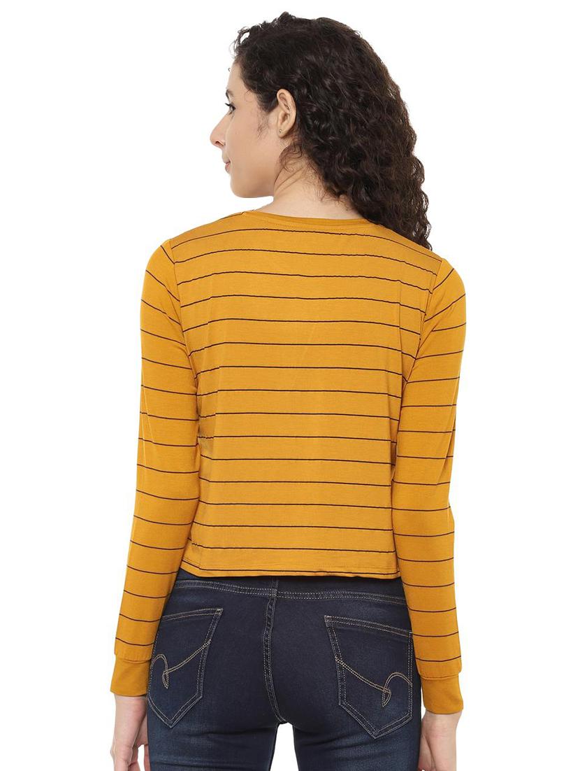 long sleeved striped tee - 16515936 - Zoom Image - 2