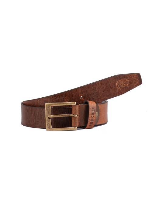 brown leather belt - 16516331 - Standard Image - 1