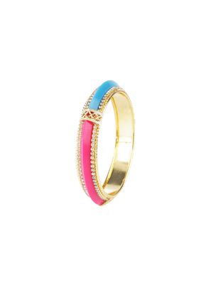 multi colored metal bangle - 16517108 - Standard Image - 3