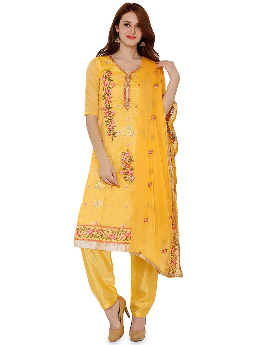 embroidered unstitched suit - 16517573 - Zoom Image - 1