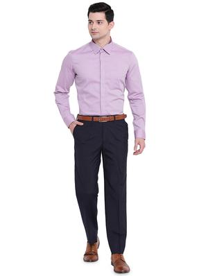 purple printed formal shirt - 16518049 - Standard Image - 4