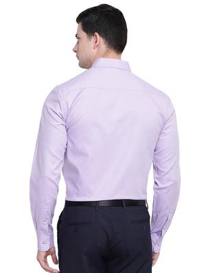 purple printed formal shirt - 16518050 - Standard Image - 3