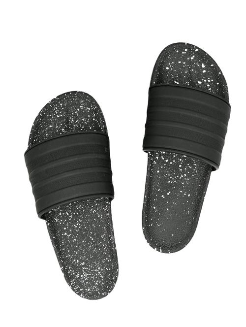 pampys angel black rubber slip on flip flops - 16518224 - Standard Image - 1