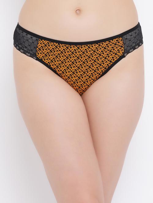 low rise geometric print bikini panty - 16518287 - Very Small Image - 1