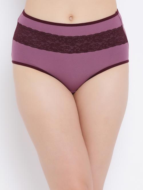 high rise floral lace hipster panty - 16518299 - Very Small Image - 1