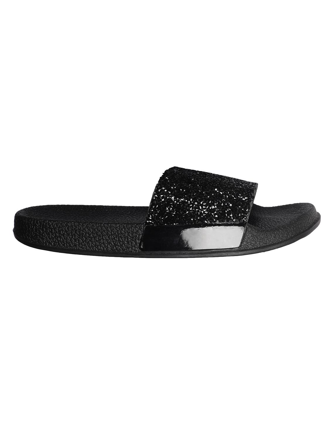 black slip on sandals - 16518626 - Zoom Image - 3