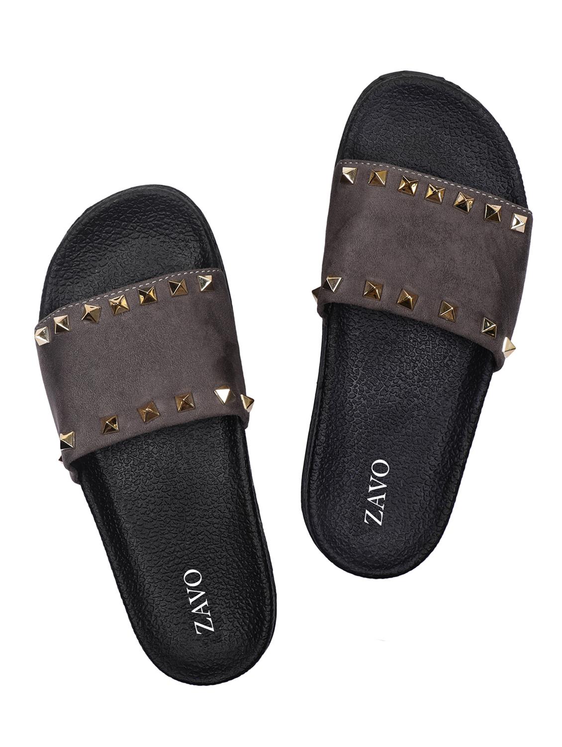 grey slip on slides - 16518636 - Zoom Image - 1