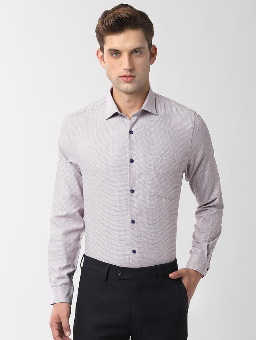 white self design formal shirt - 16518901 - Zoom Image - 1