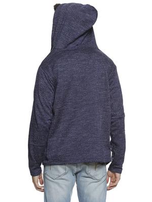 blue solid hooded shrug - 16519246 - Standard Image - 3