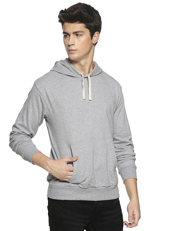 grey solid sweatshirt - 16519259 - Zoom Image - 2