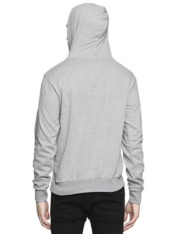 grey solid sweatshirt - 16519259 - Zoom Image - 3