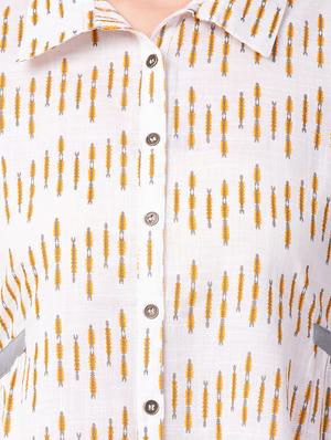 printed straight kurta - 16519567 - Standard Image - 4