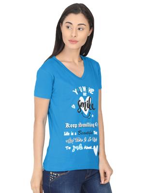 v neck graphic tee - 16519712 - Standard Image - 2