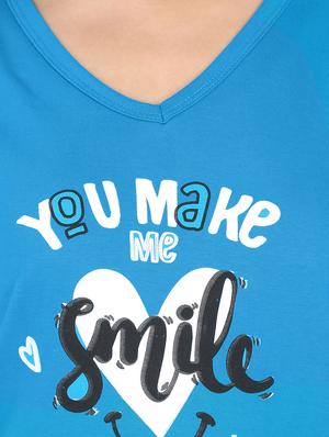 v neck graphic tee - 16519712 - Standard Image - 4