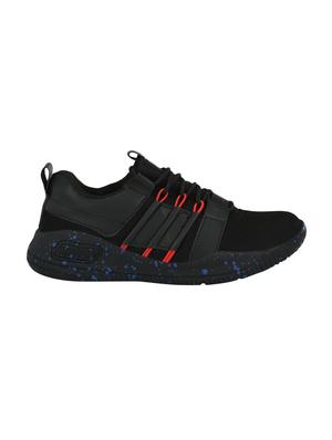 zebx black mesh lace up sport shoes - 16519964 - Standard Image - 2