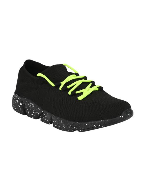 zebx black fabric sport shoes - 16519967 - Standard Image - 1