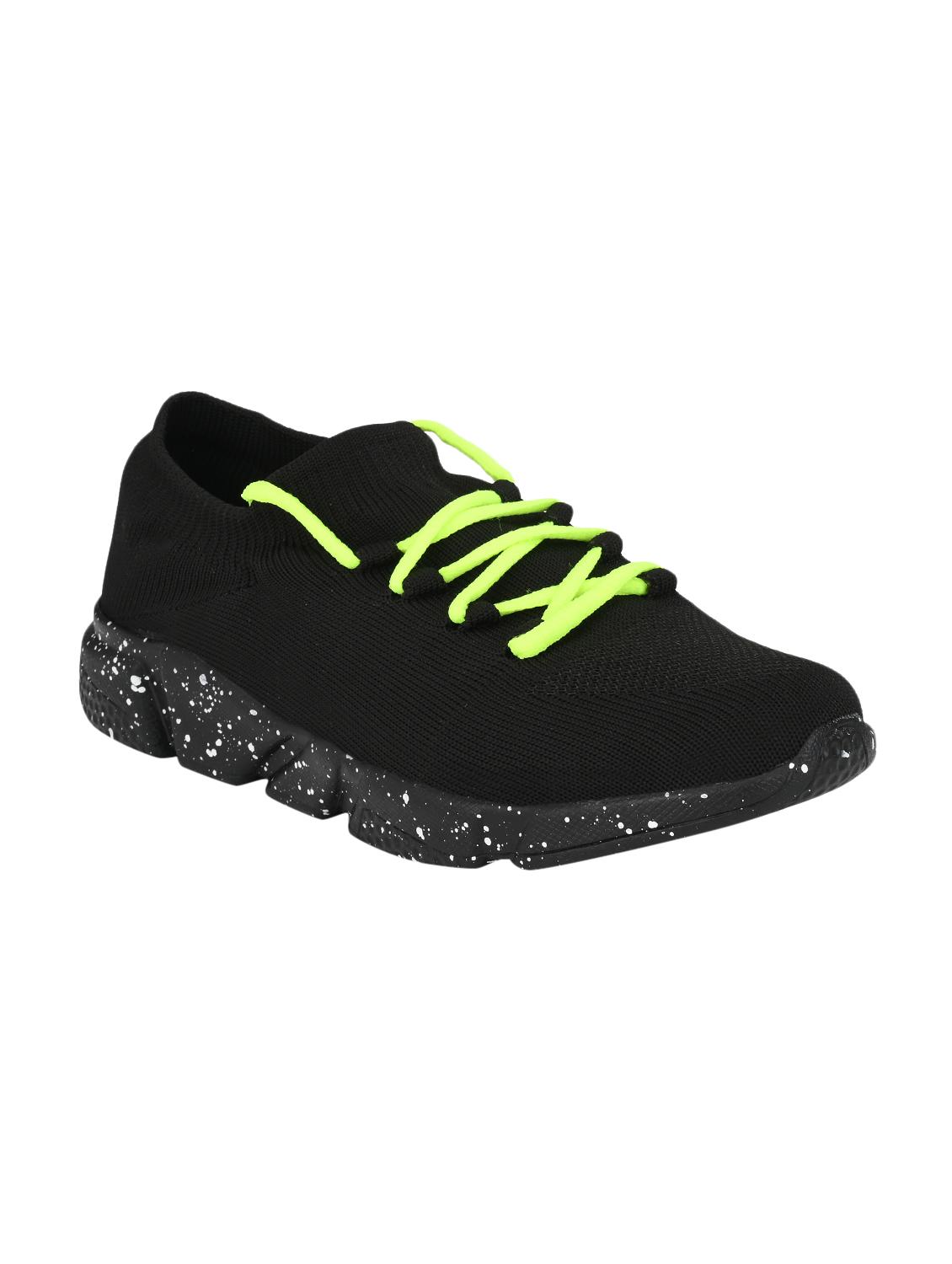 zebx black fabric sport shoes - 16519967 - Zoom Image - 1
