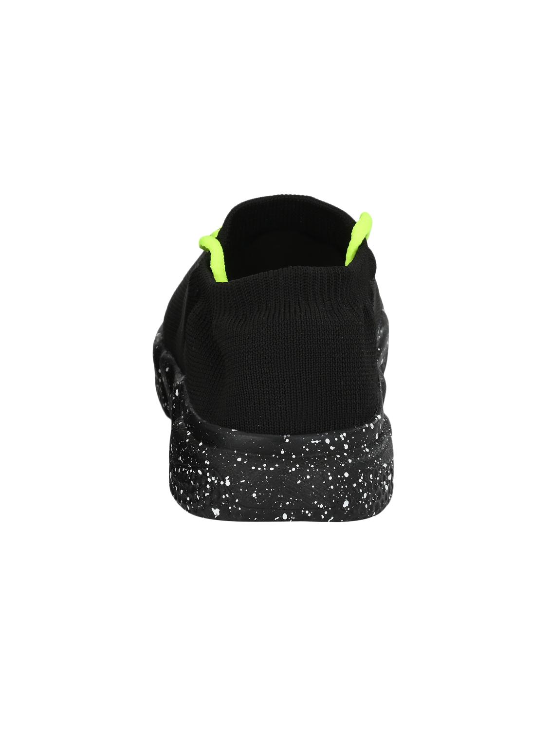 zebx black fabric sport shoes - 16519967 - Zoom Image - 3