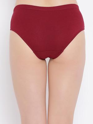 set of 2 mid rise solid hipster panty - 16520107 - Standard Image - 4