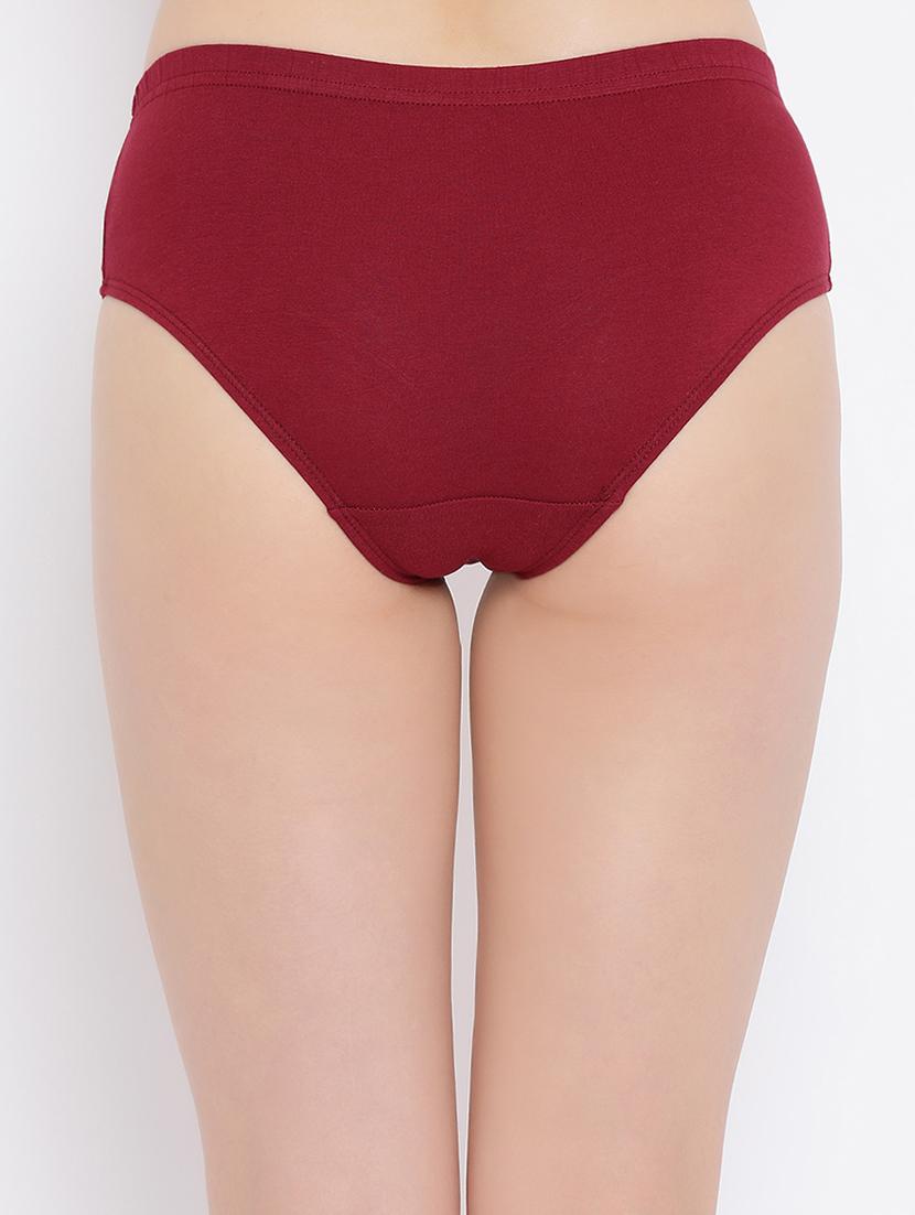 set of 2 mid rise solid hipster panty - 16520107 - Zoom Image - 4