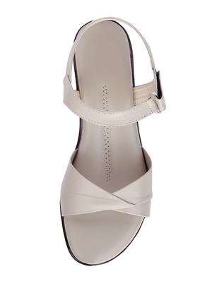 beige back strap wedges - 16520360 - Standard Image - 4