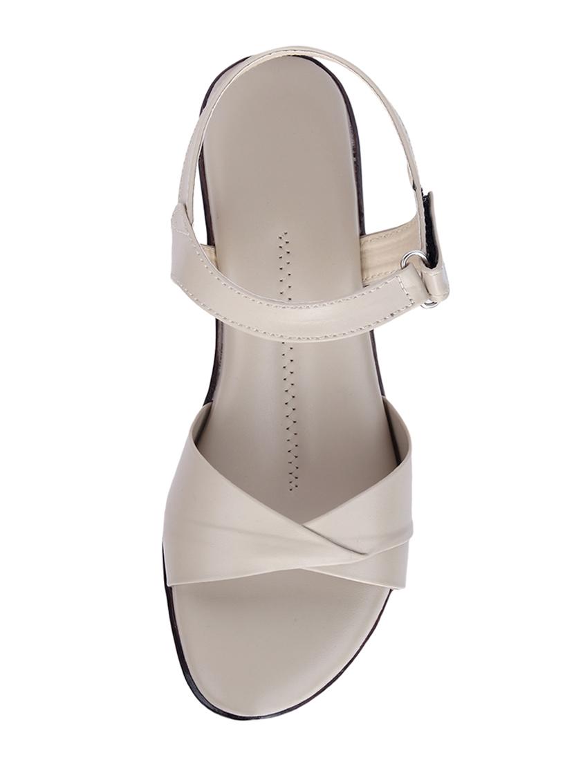 beige back strap wedges - 16520360 - Zoom Image - 4
