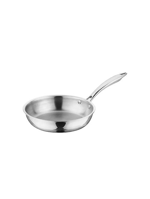 platinum triply induction friendly stainless steel fry pan - 16521492 - Standard Image - 1