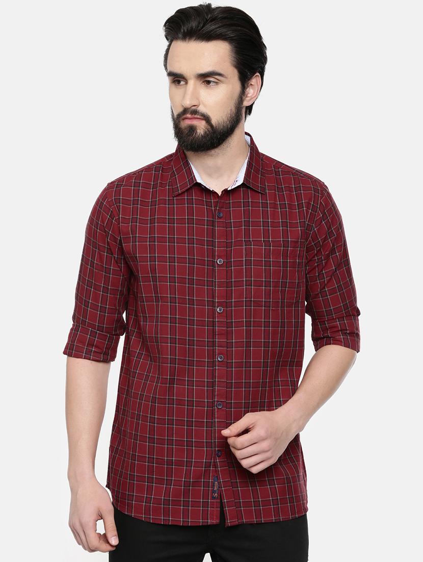 red checkered casual shirt - 16523937 - Zoom Image - 1
