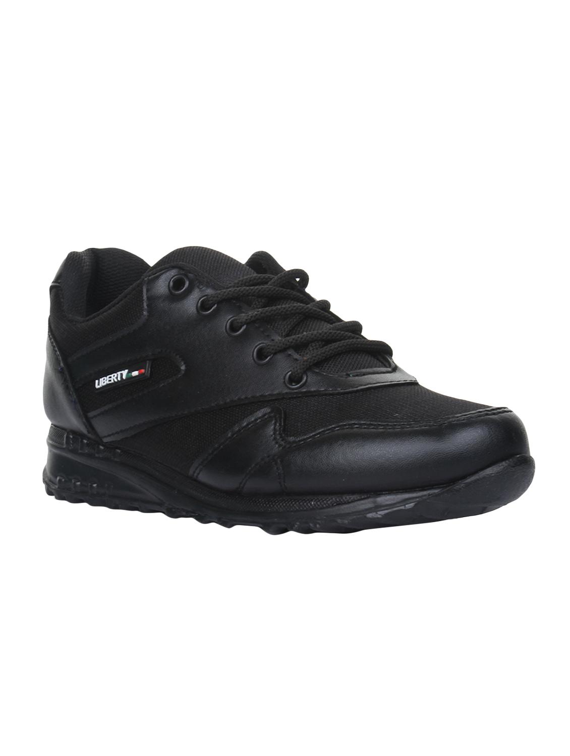 liberty black leather lace up shoes - 16525265 - Zoom Image - 1