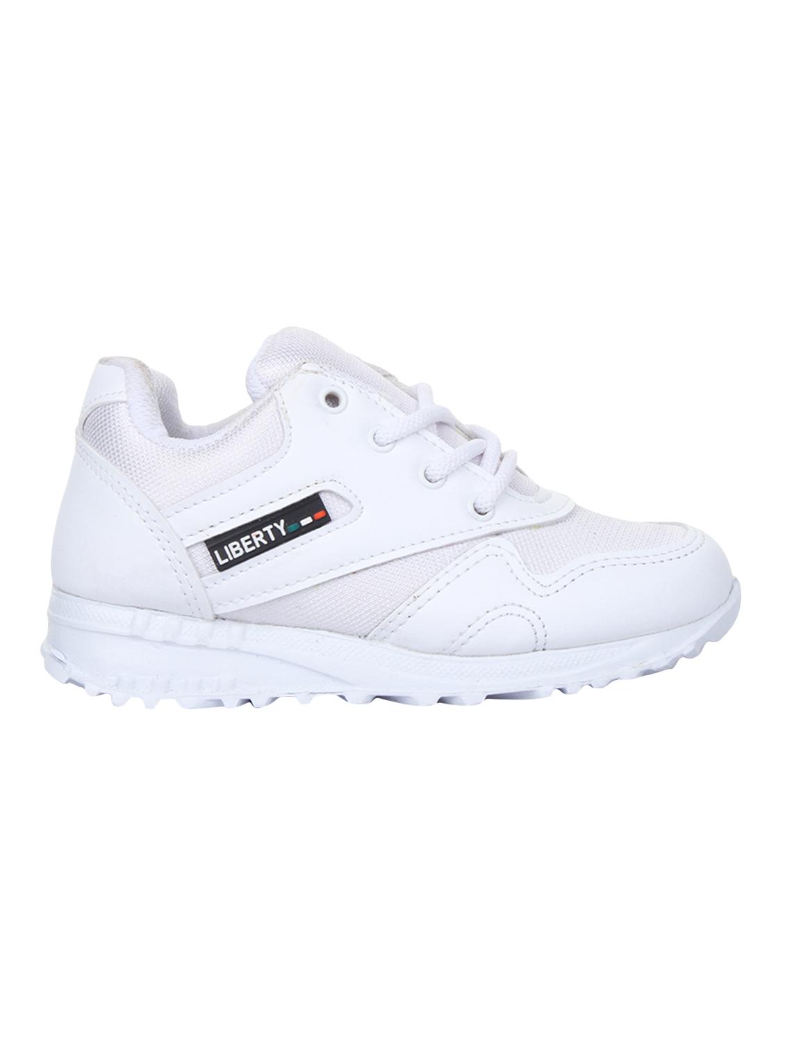 liberty white mesh lace up sport shoes - 16525266 - Zoom Image - 2